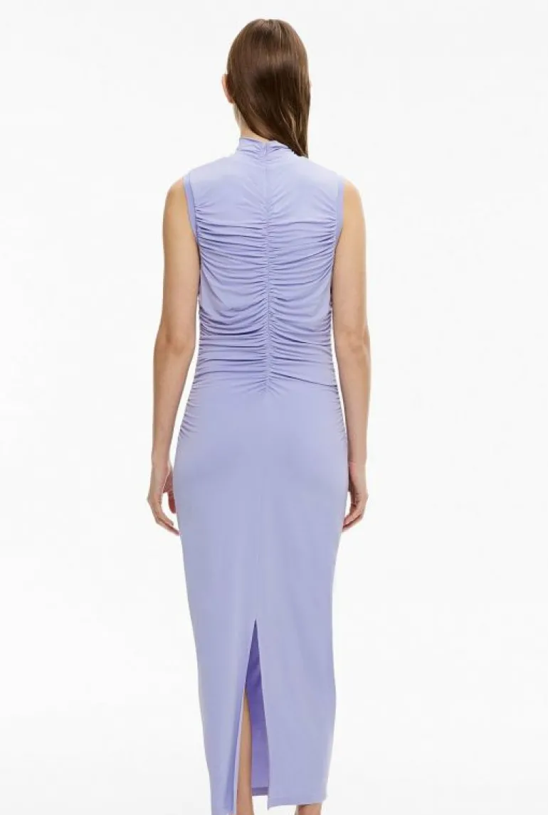 Sale | Dresses^Witchery High Neck Gather Dress Lilac