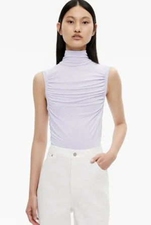 Sale | Tops & T Shirts^Witchery High Neck Gather Top LilacTint
