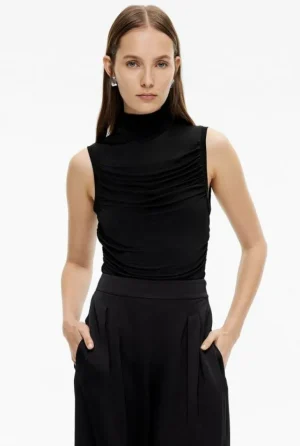 Sale | Tops & T Shirts^Witchery High Neck Gather Top LilacTint