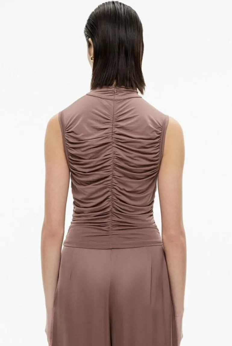 Sale | Tops & T Shirts^Witchery High Neck Gather Top LilacTint