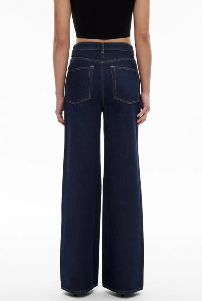 Sale | Denim & Jeans^Witchery High Rise Wide Leg Jean DarkIndigo