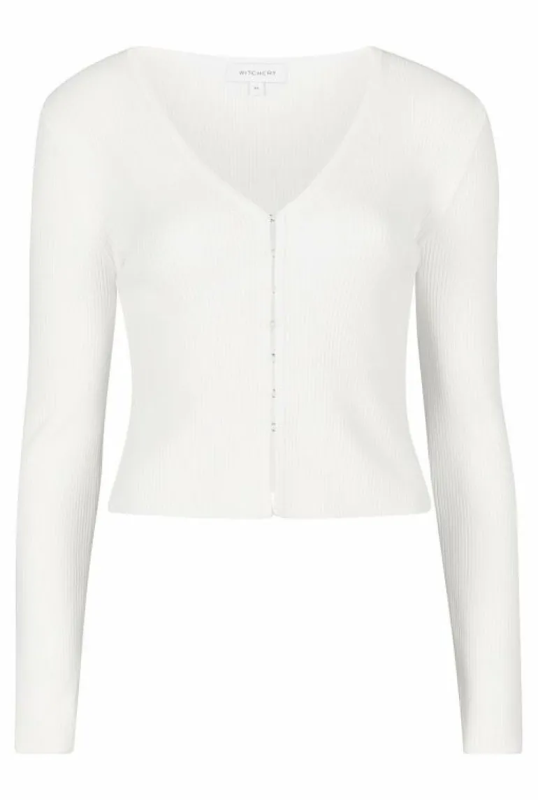Sale | Tops & T Shirts^Witchery Hook and Bar Front Cardigan IceBlue