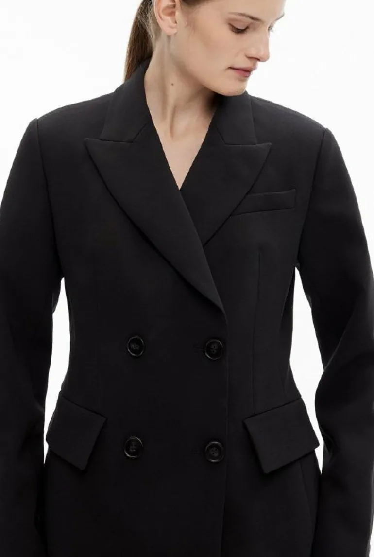 Sale | Jackets & Coats^Witchery Hourglass Double-Breasted Blazer Black