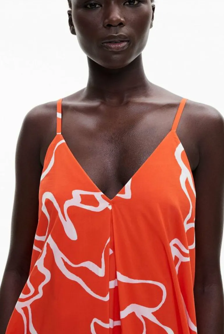 Sale | Dresses^Witchery Invert Pleat Maxi Dress TangerinePrint