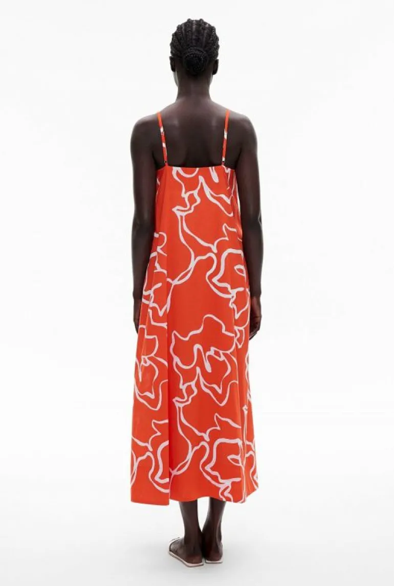 Sale | Dresses^Witchery Invert Pleat Maxi Dress TangerinePrint