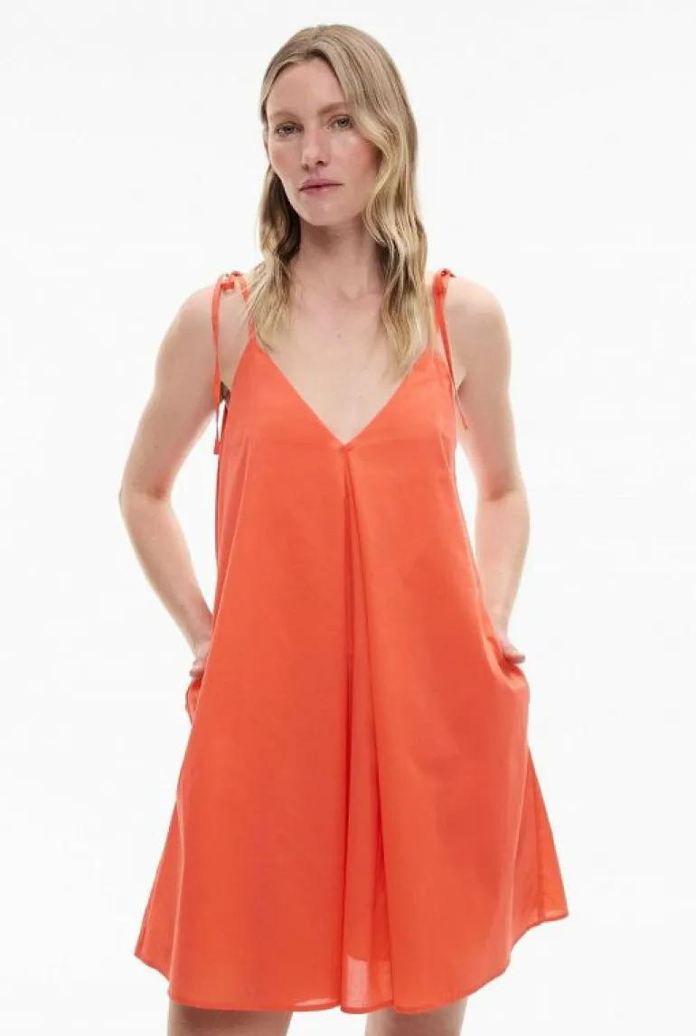 Sale | Dresses^Witchery Invert Pleat Mini Dress Tangerine