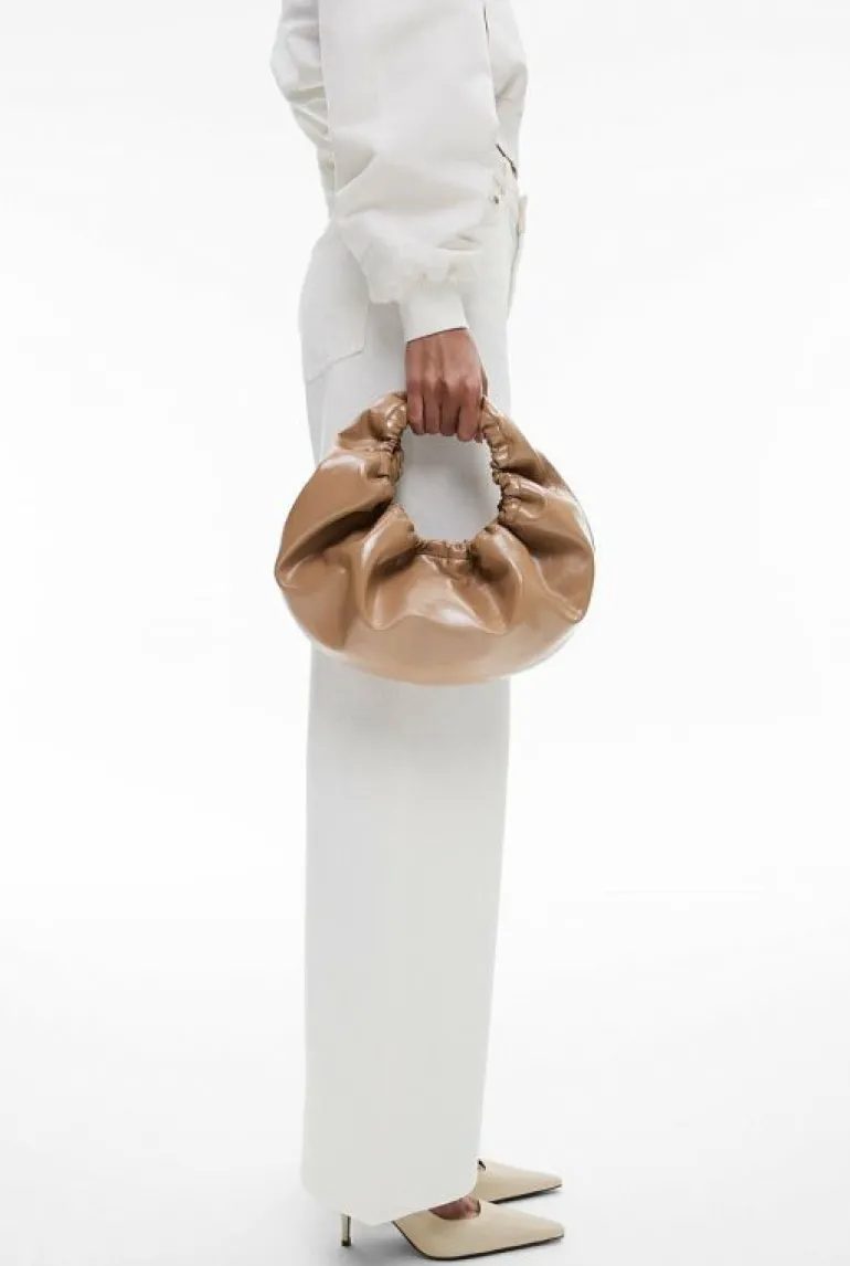 Bags^Witchery Jamie Ruched Bag Caramel