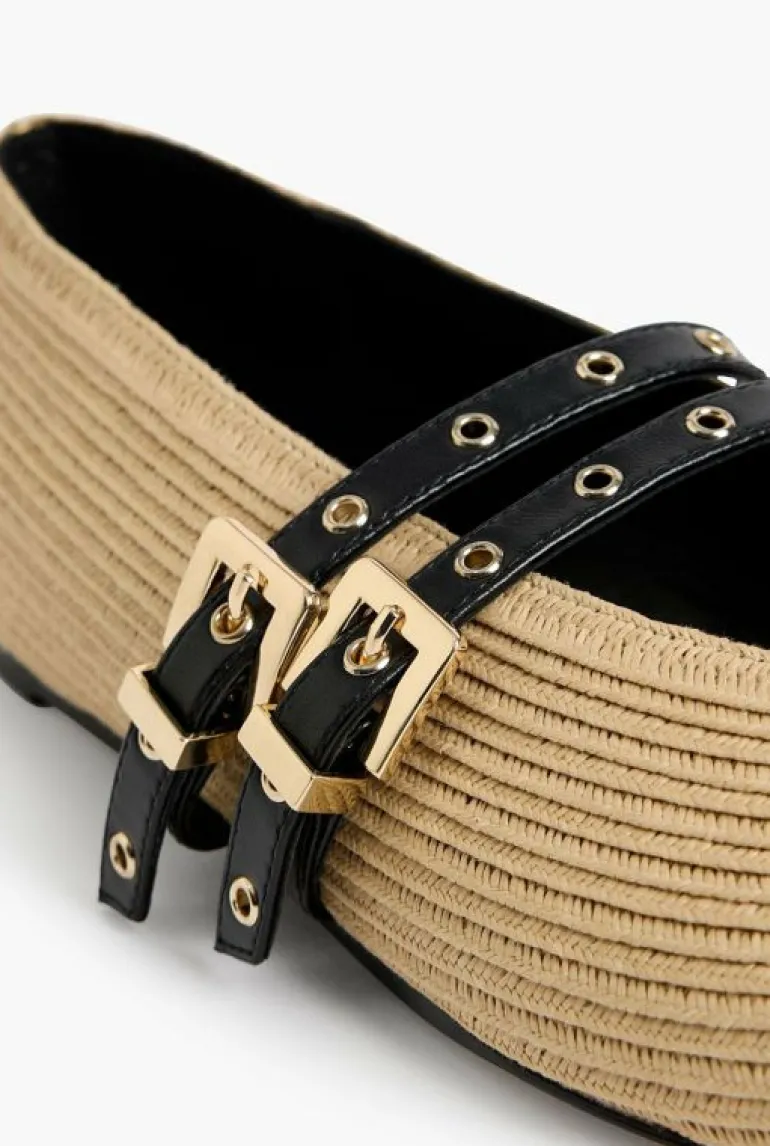 Flats^Witchery Jamie Woven Flat Natural
