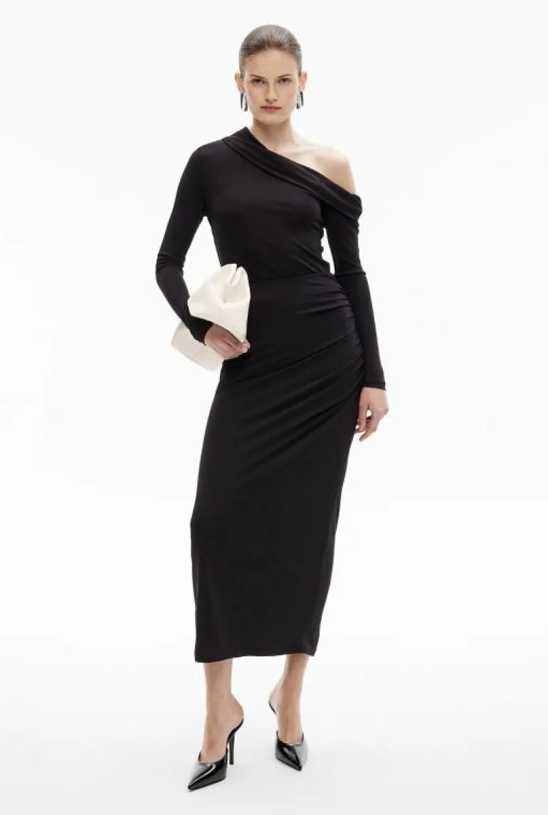 Sale | Skirts^Witchery Jersey Gathered Skirt Black