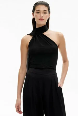 Sale | Tops & T Shirts^Witchery Jersey Scarf Top Black