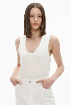 Sale | Tops & T Shirts^Witchery Jersey Scoop Tank FreshWhite