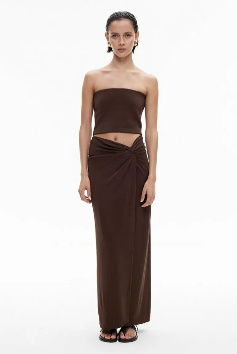 Sale | Tops & T Shirts^Witchery Knit Bandeau ChocolateBrown