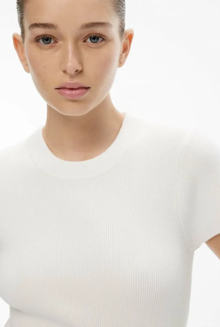 Sale | Tops & T Shirts^Witchery Knit Cap Sleeve Tee Black