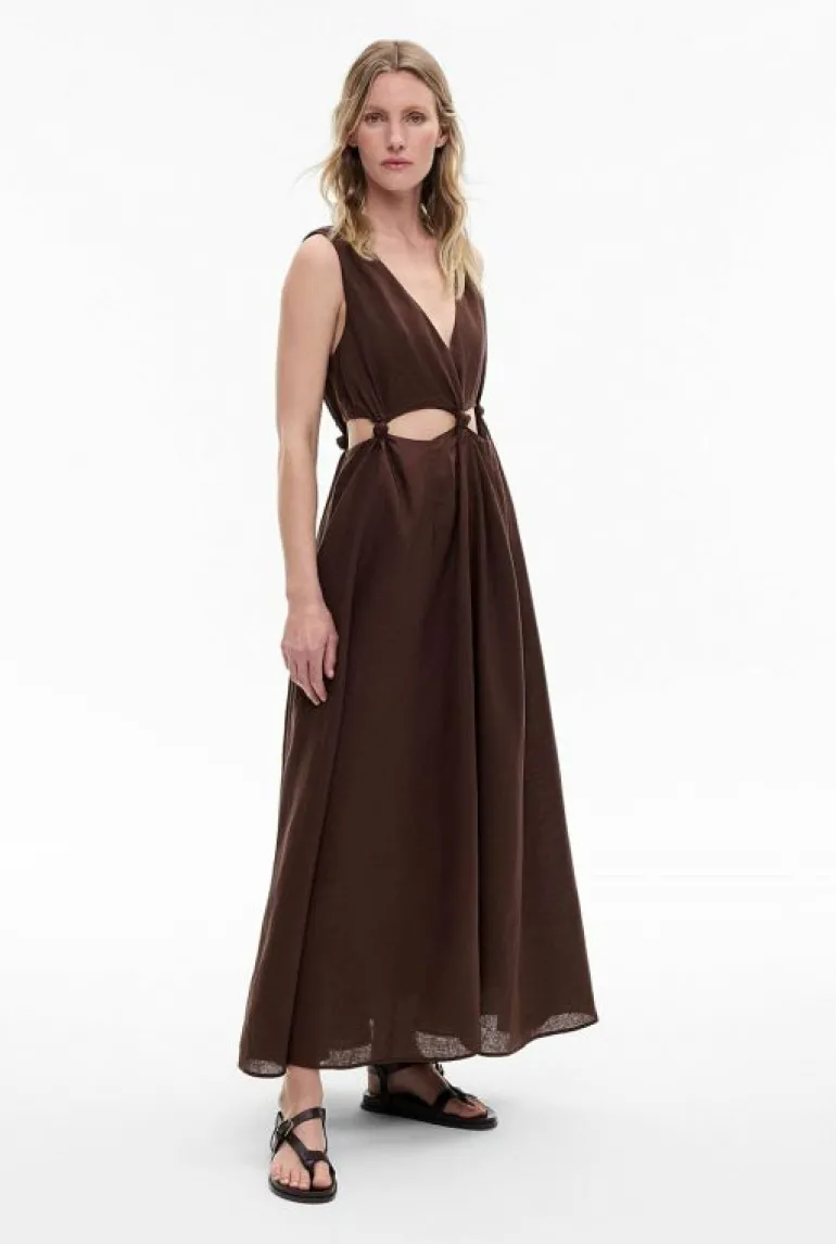Sale | Dresses^Witchery Knot Detail Dress ChocolateBrown