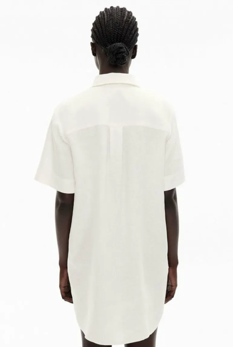 Dresses^Witchery Lace Insert Shirt Dress FreshWhite