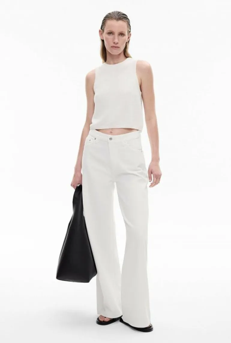 Tops & T Shirts | Knitwear^Witchery Linen Crew Knit Tank Black