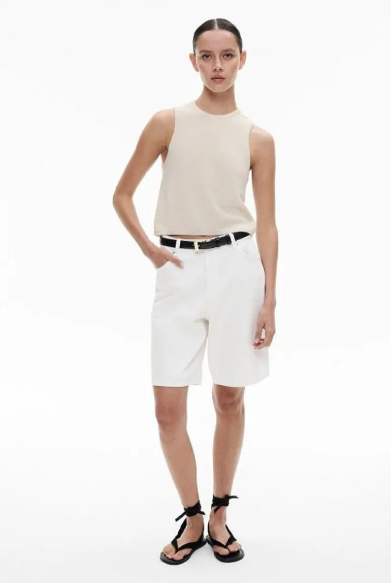 Tops & T Shirts | Knitwear^Witchery Linen Crew Knit Tank Black