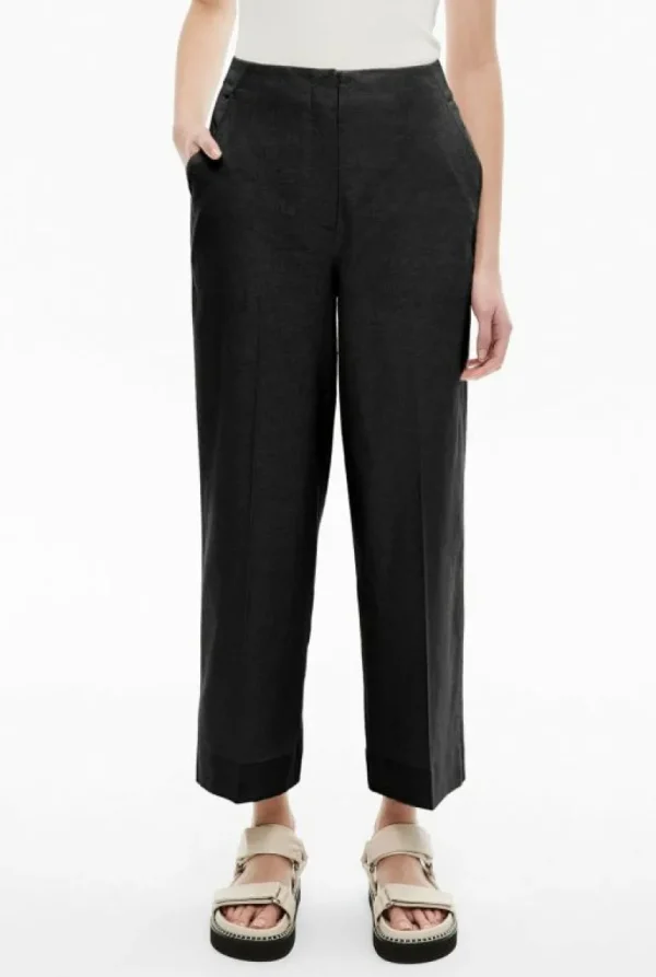 Pants^Witchery Linen Crop Pant Flax