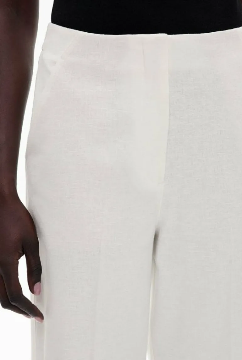 Pants^Witchery Linen Crop Pant Flax