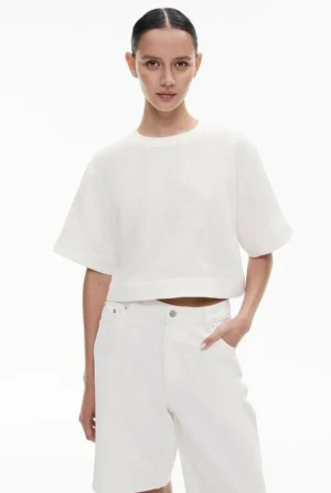 Tops & T Shirts | Shirts^Witchery Linen Crop Popover Black