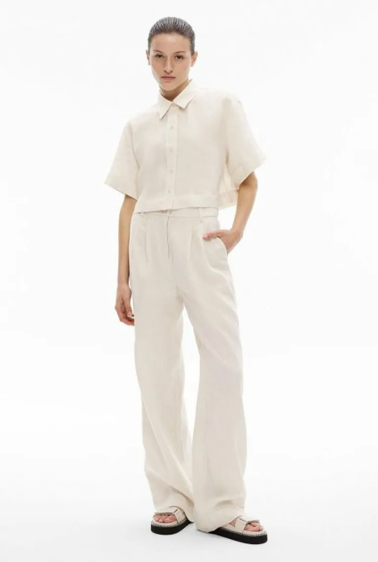Sale | Shirts^Witchery Linen Crop Shirt FreshWhite