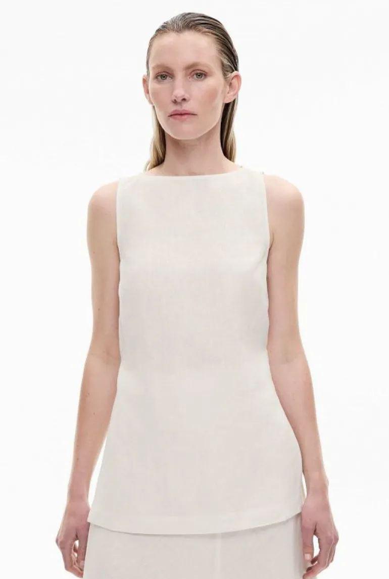 Tops & T Shirts | Shirts^Witchery Linen Longline Top Nutmeg