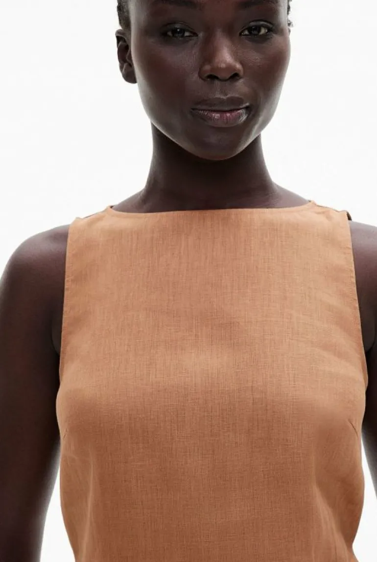 Sale | Tops & T Shirts^Witchery Linen Longline Top Nutmeg
