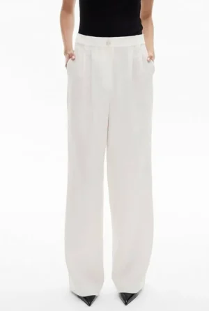 Sale | Pants^Witchery Linen Pleat Pant FreshWhite