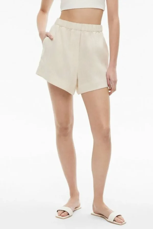 Shorts^Witchery Linen Pull On Short Black