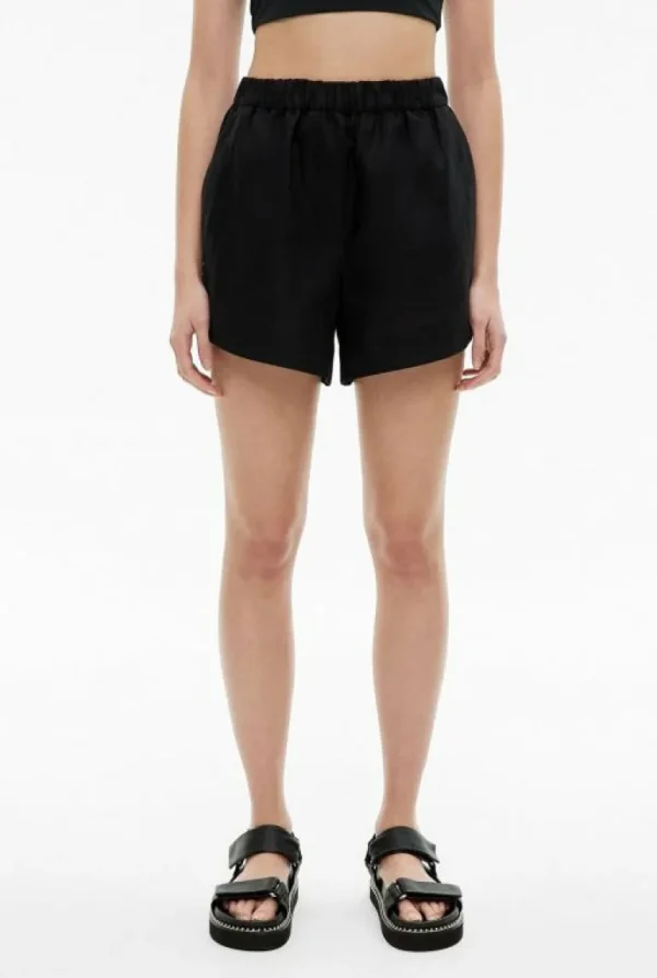 Shorts^Witchery Linen Pull On Short Black