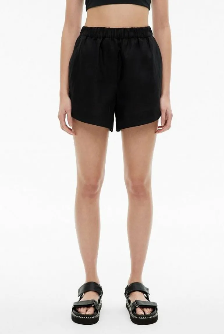 Shorts^Witchery Linen Pull On Short Black