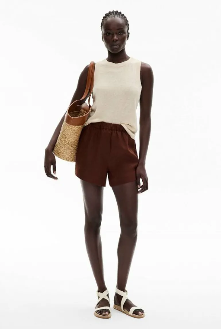 Shorts^Witchery Linen Pull On Short Black