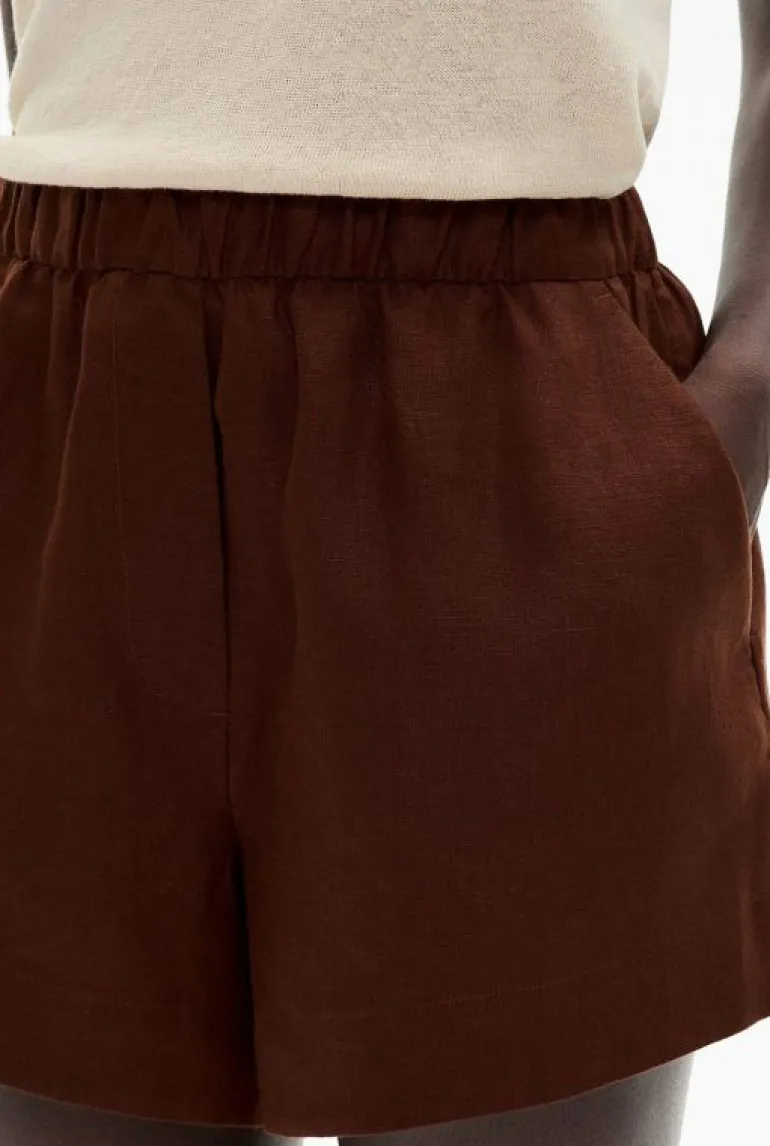 Shorts^Witchery Linen Pull On Short Black
