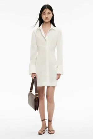 Sale | Dresses^Witchery Long Sleeve Mini Shirt Dress FreshWhite