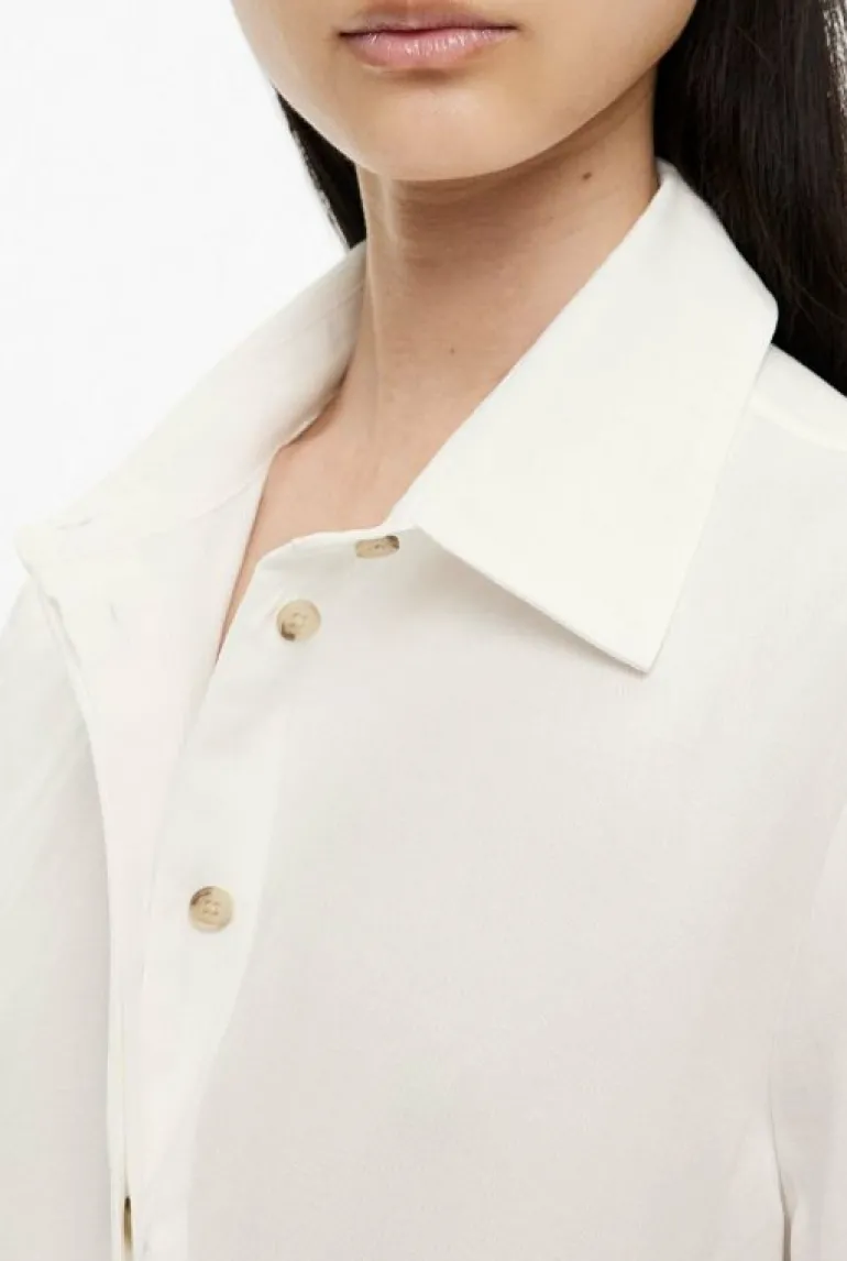 Sale | Dresses^Witchery Long Sleeve Mini Shirt Dress FreshWhite