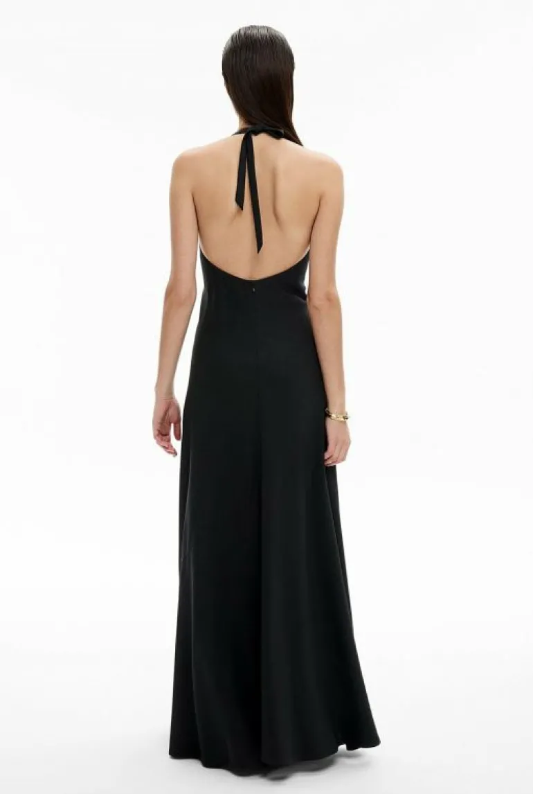 Dresses^Witchery Maxi Tie Halter Dress Black