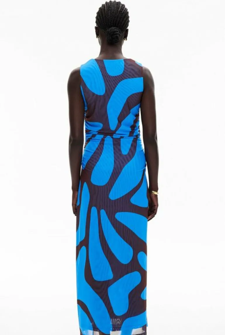 Dresses^Witchery Mesh Midi Tank Dress AzurePrint