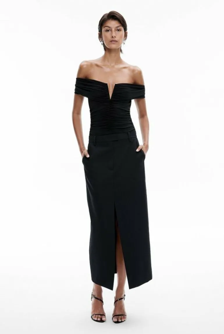 Tops & T Shirts^Witchery Off Shoulder Bodysuit Black