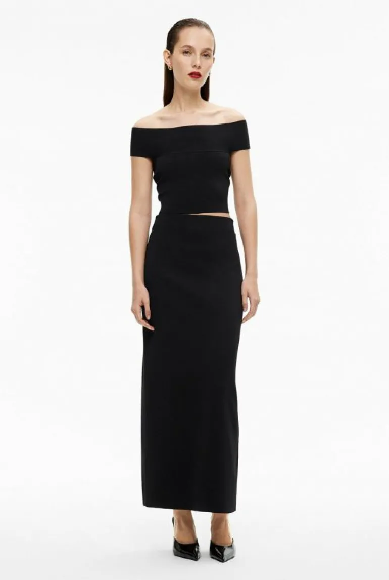 Sale | Tops & T Shirts^Witchery Off Shoulder Knit Top Black