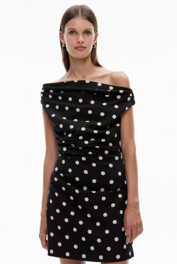 Dresses^Witchery Off Shoulder Mini Dress MultiSpot