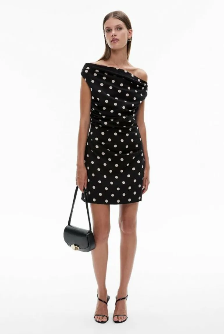 Dresses^Witchery Off Shoulder Mini Dress MultiSpot