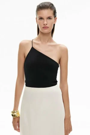Sale | Tops & T Shirts^Witchery One Shoulder Knit Black
