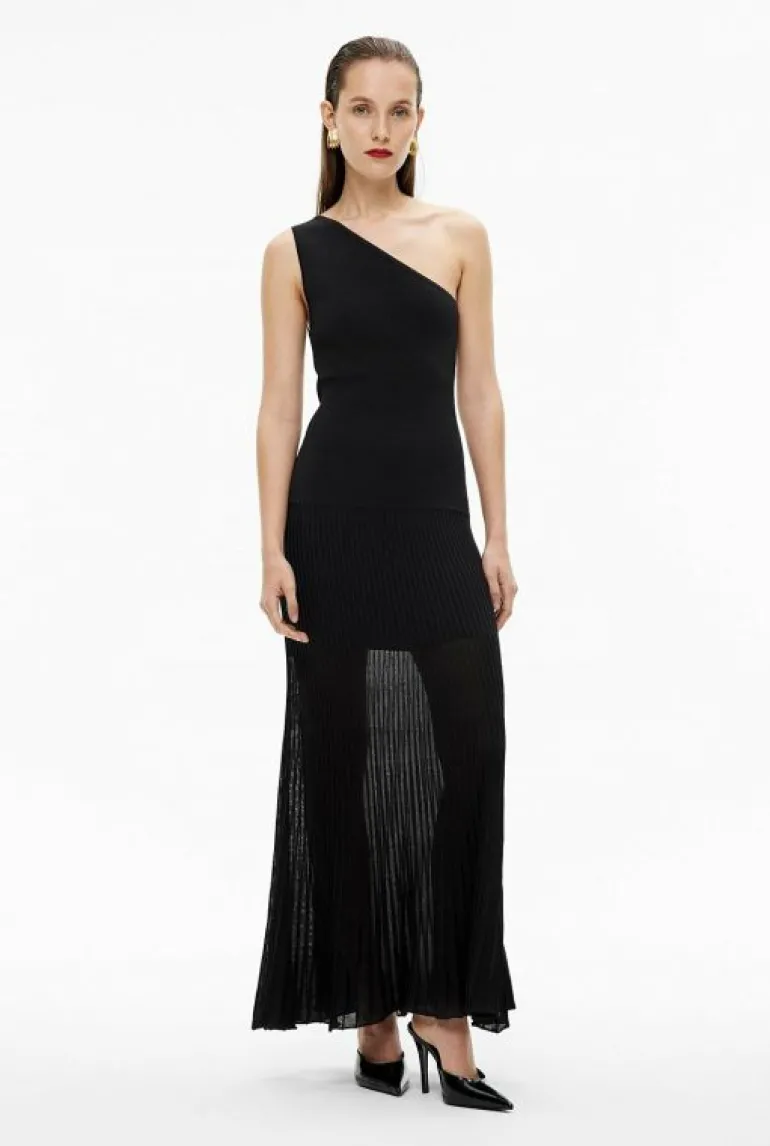 Sale | Dresses^Witchery One Shoulder Knit Dress Black