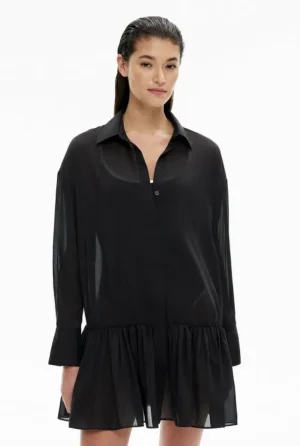 Sale | Swimwear^Witchery Over Swim Shirt Dress Black