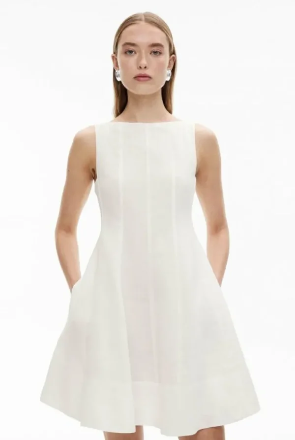 Dresses^Witchery Panelled Mini Dress FreshWhite