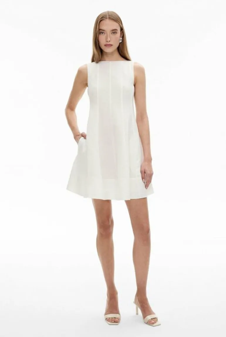 Dresses^Witchery Panelled Mini Dress FreshWhite