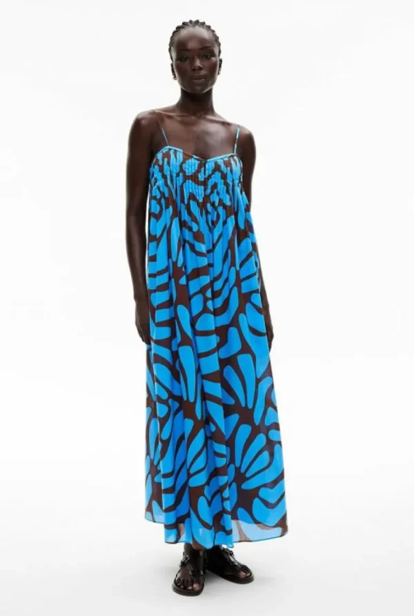 Dresses^Witchery Pintuck Maxi Dress AzurePrint