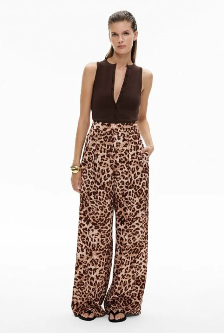 Sale | Pants^Witchery Pleat Fluid Pant Leopard