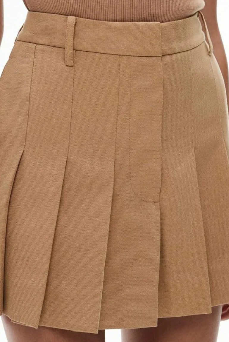 Skirts^Witchery Pleat Mini Skirt Black