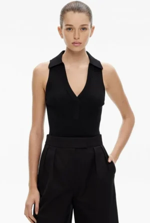 Sale | Tops & T Shirts^Witchery Polo Knit Tank SmokeBlue